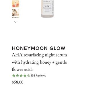 Farmacy honeymoon glow serum